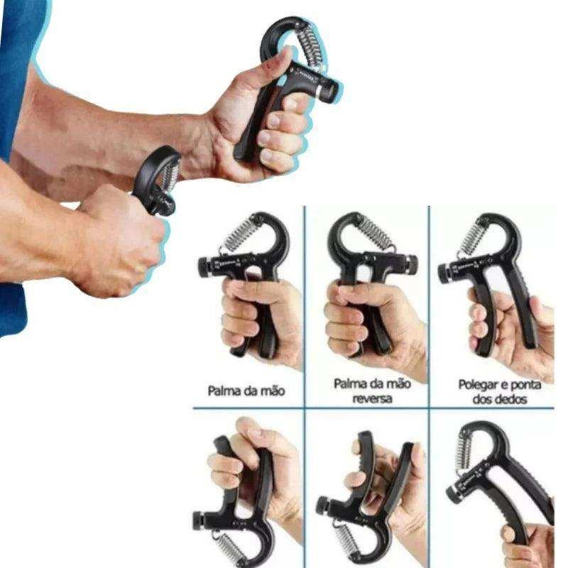 Hand Grip - Fortalecedor de Braços Resistente e Regulável