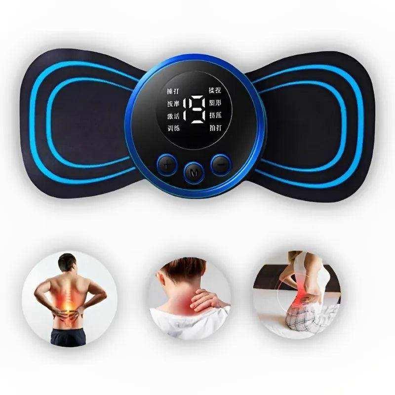 Mini Massageador Elétrico e Portátil para Alívio Muscular