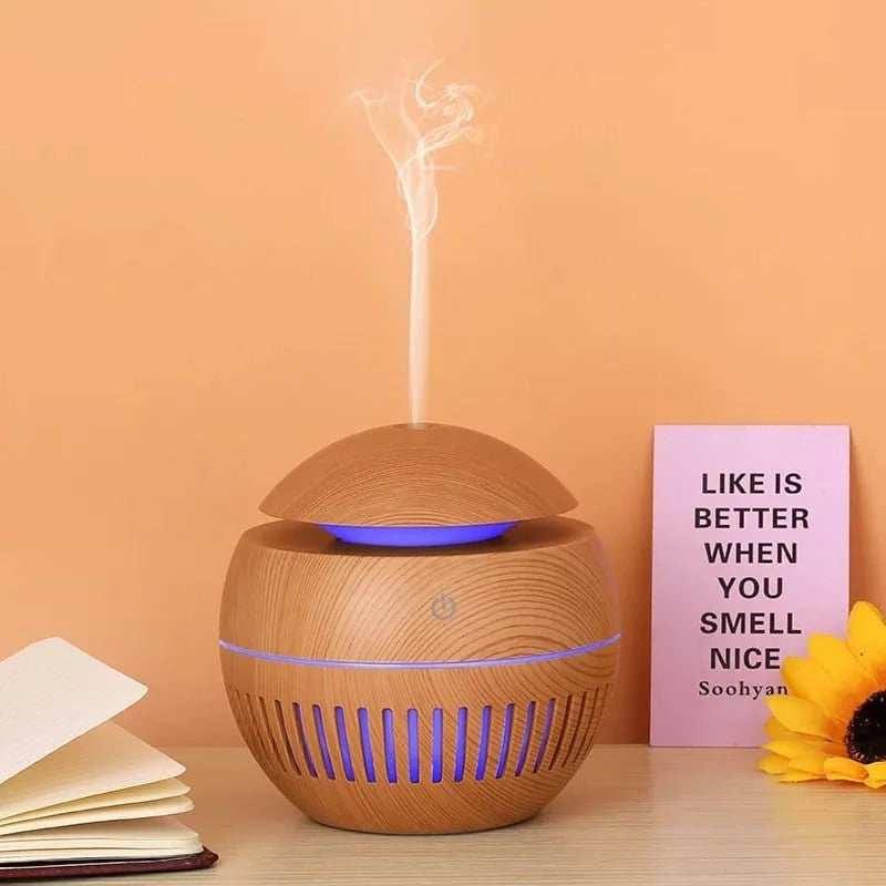 Mini Umidificador Aromatizador Ambientes LED USB