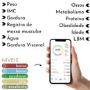 Balança Digital Corporal Bioimpedância Com Bluetooth e Aplicativo