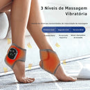 Cinta Massageadora de Tornozelo com Aquecimento Elétrico