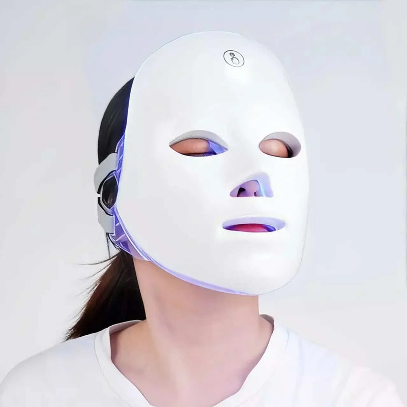 Máscara de LED 7 Cores – Rejuvenescimento e Skincare