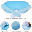 Máscara em Gel com Compressa Quente e Fria para Dores e Inchaços