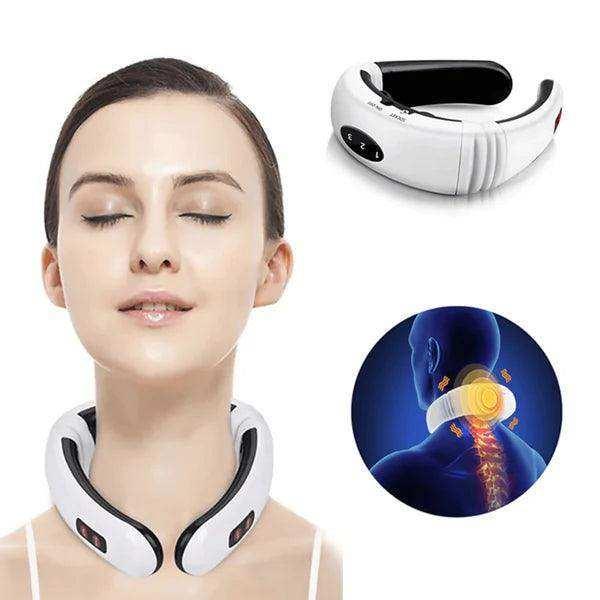 Massageador Para Pescoço Elétrico Com Eletrodos RelaxingPlus