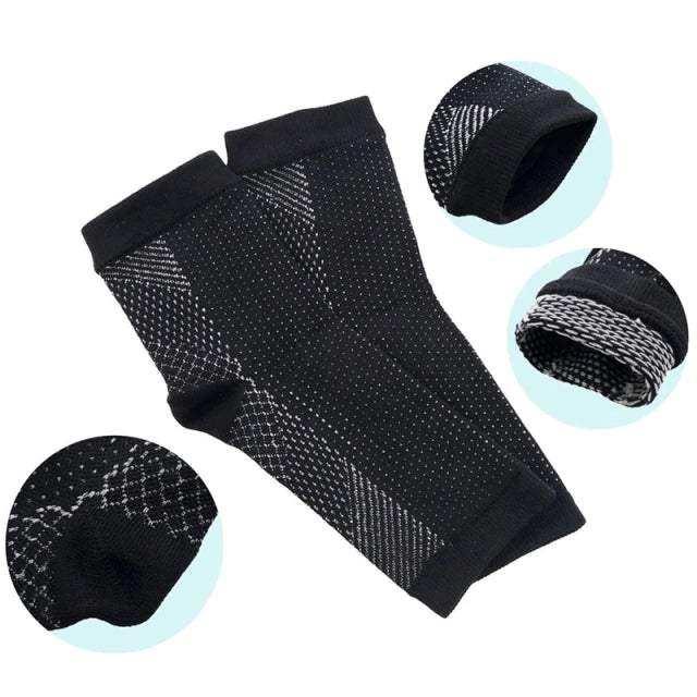 Meia de Compressão para Pés e Tornozelo - Compre 1 Leve 2