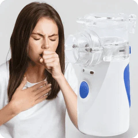Nebulizador e Inalador Portátil Recarregável Silencioso