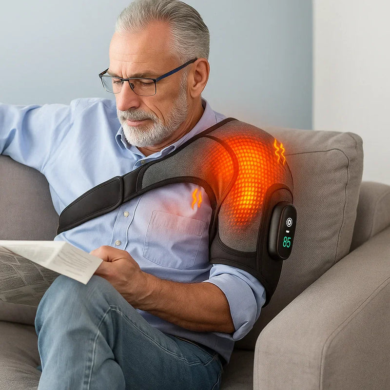 Ombreira Ortopédica Massageadora Com Aquecimento