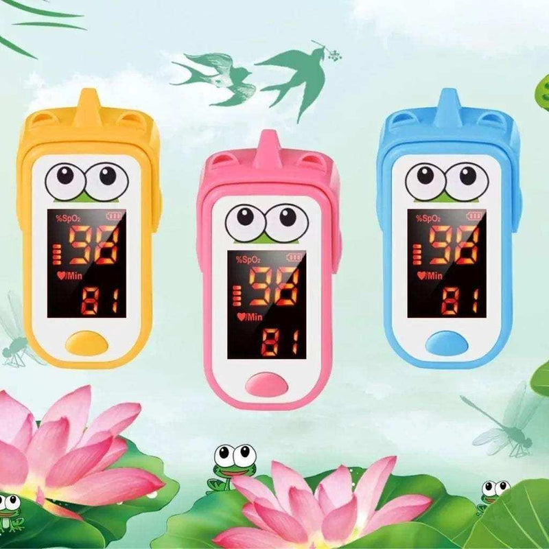 Oxímetro Infantil de Dedo Divertido com LED