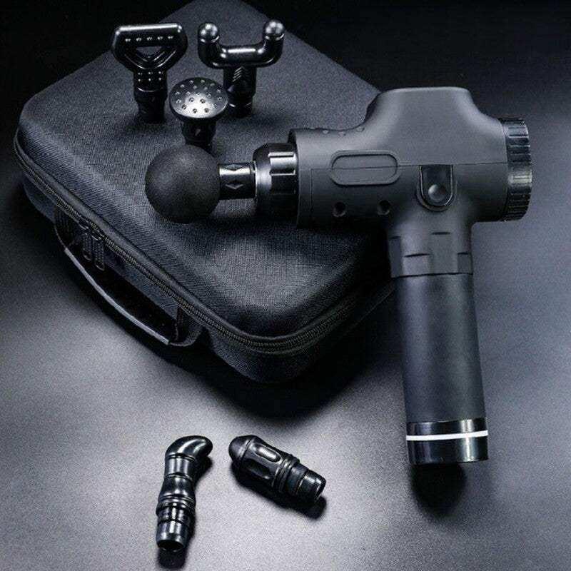 Pistola Massageadora Portátil Com Maleta